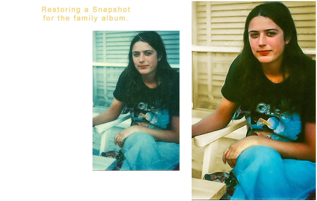 Julie before and after