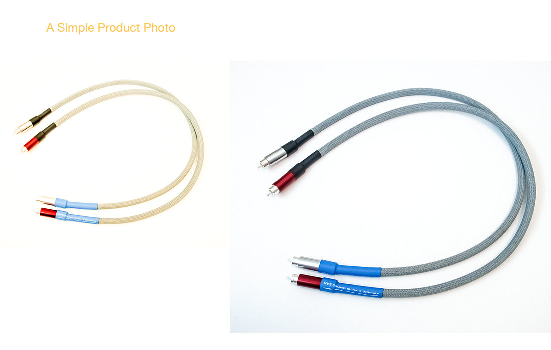 Speaker Cables before and after